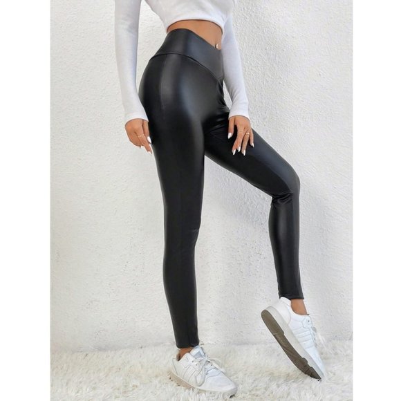 Black Leggings Pants - Picture 6 of 8